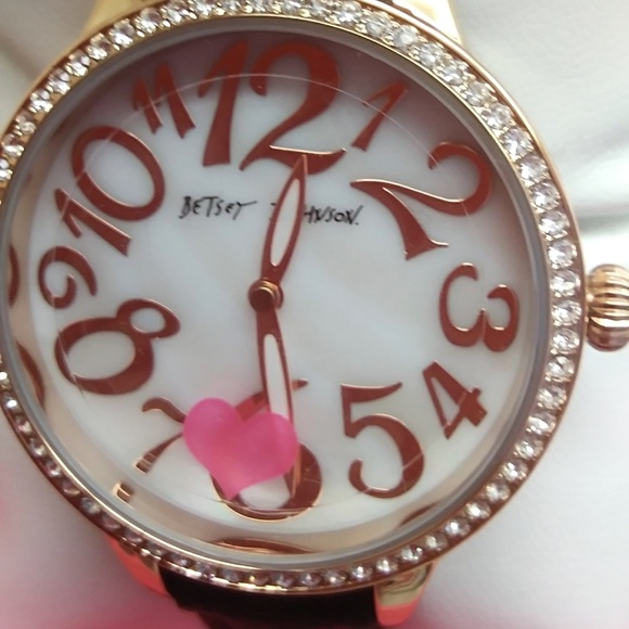 Betsey Johnson New Gold and Black Watch